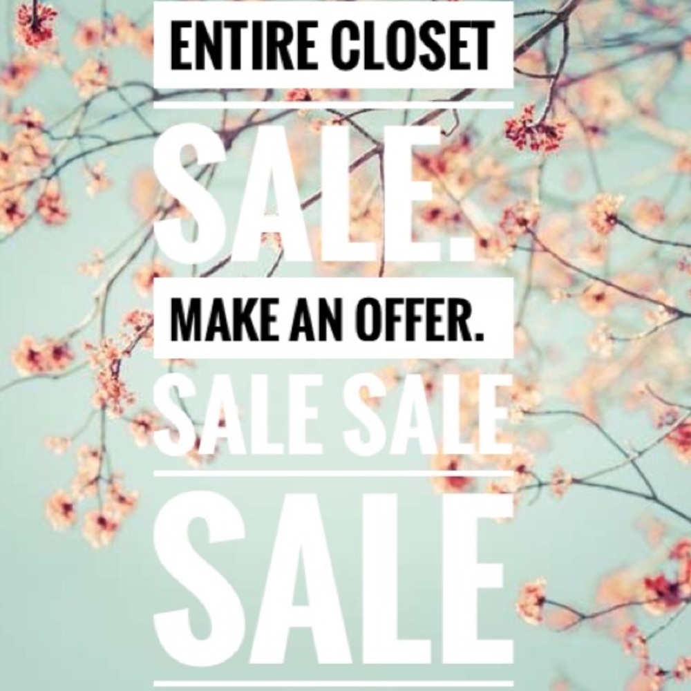CLOSET CLEAR OUT!